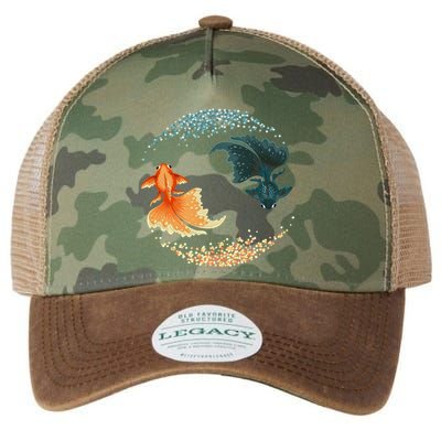 Black Goldfish Legacy Tie Dye Trucker Hat