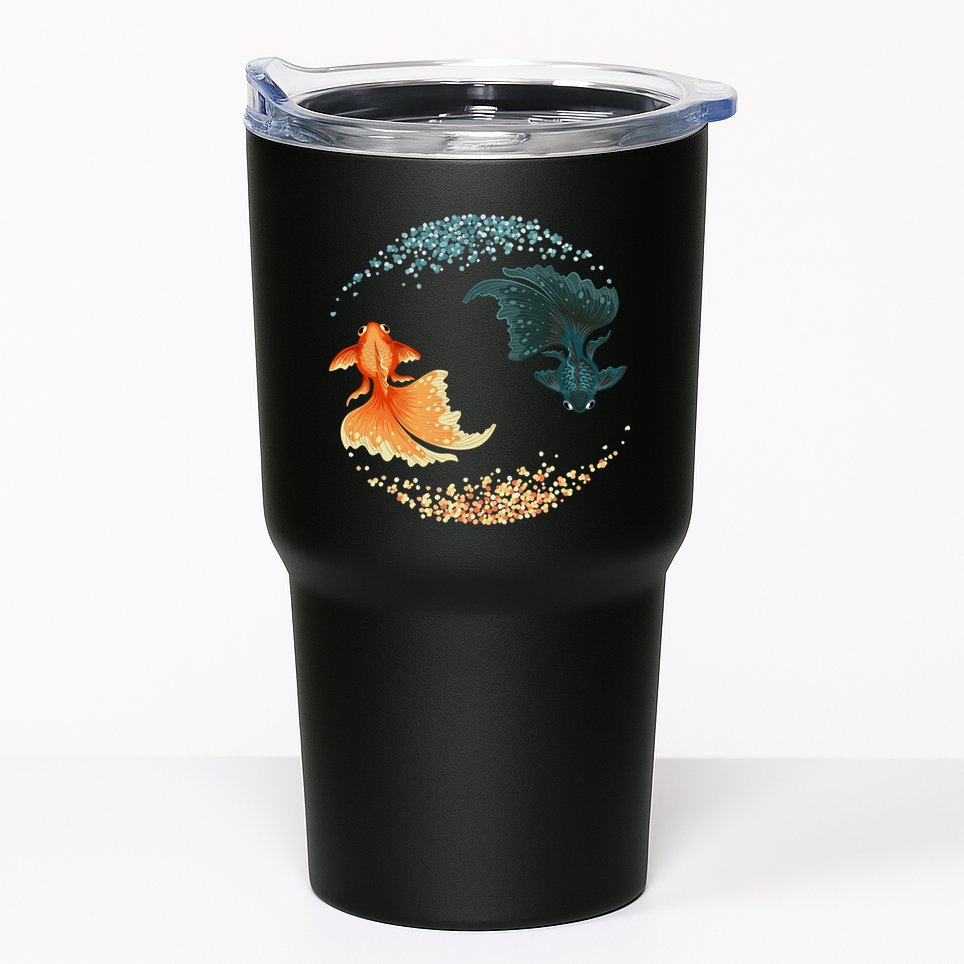 Black Goldfish Tumbler