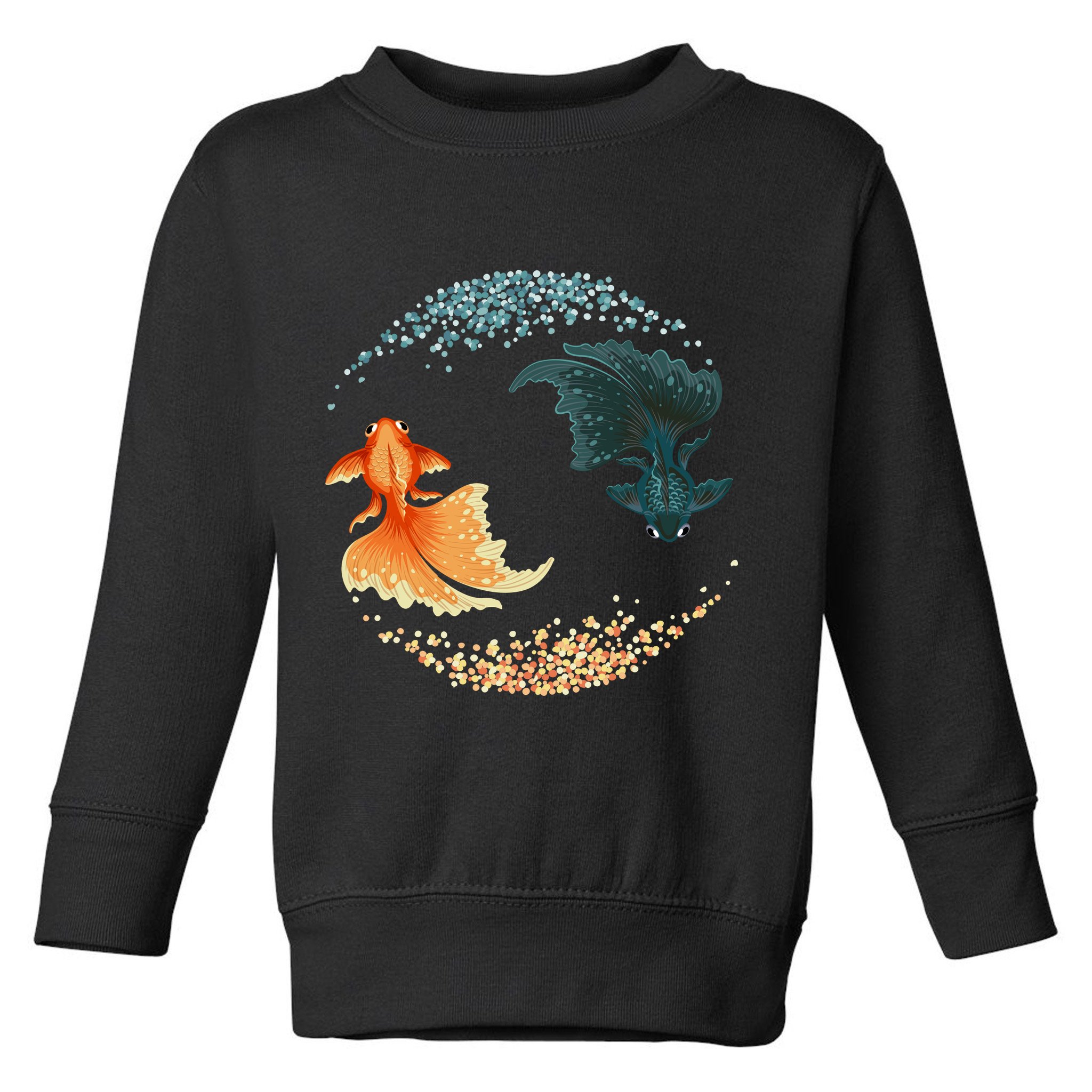 Black Goldfish Toddler Sweatshirt
