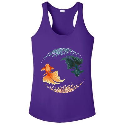 Black Goldfish Ladies PosiCharge Competitor Racerback Tank