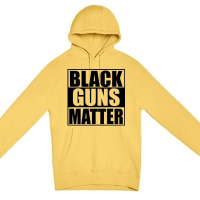 Black Guns Matter 2nd Amendment Premium Pullover Hoodie