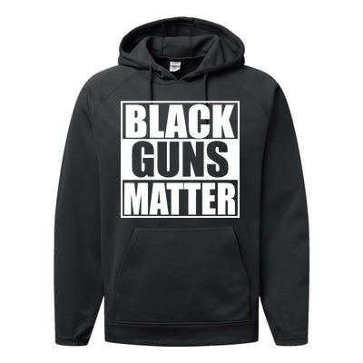 Black Guns Matter 2nd Amendment Performance Fleece Hoodie