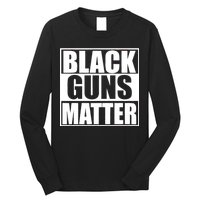 Black Guns Matter 2nd Amendment Long Sleeve Shirt