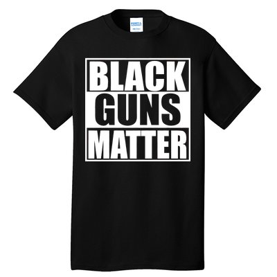 Black Guns Matter 2nd Amendment Tall T-Shirt