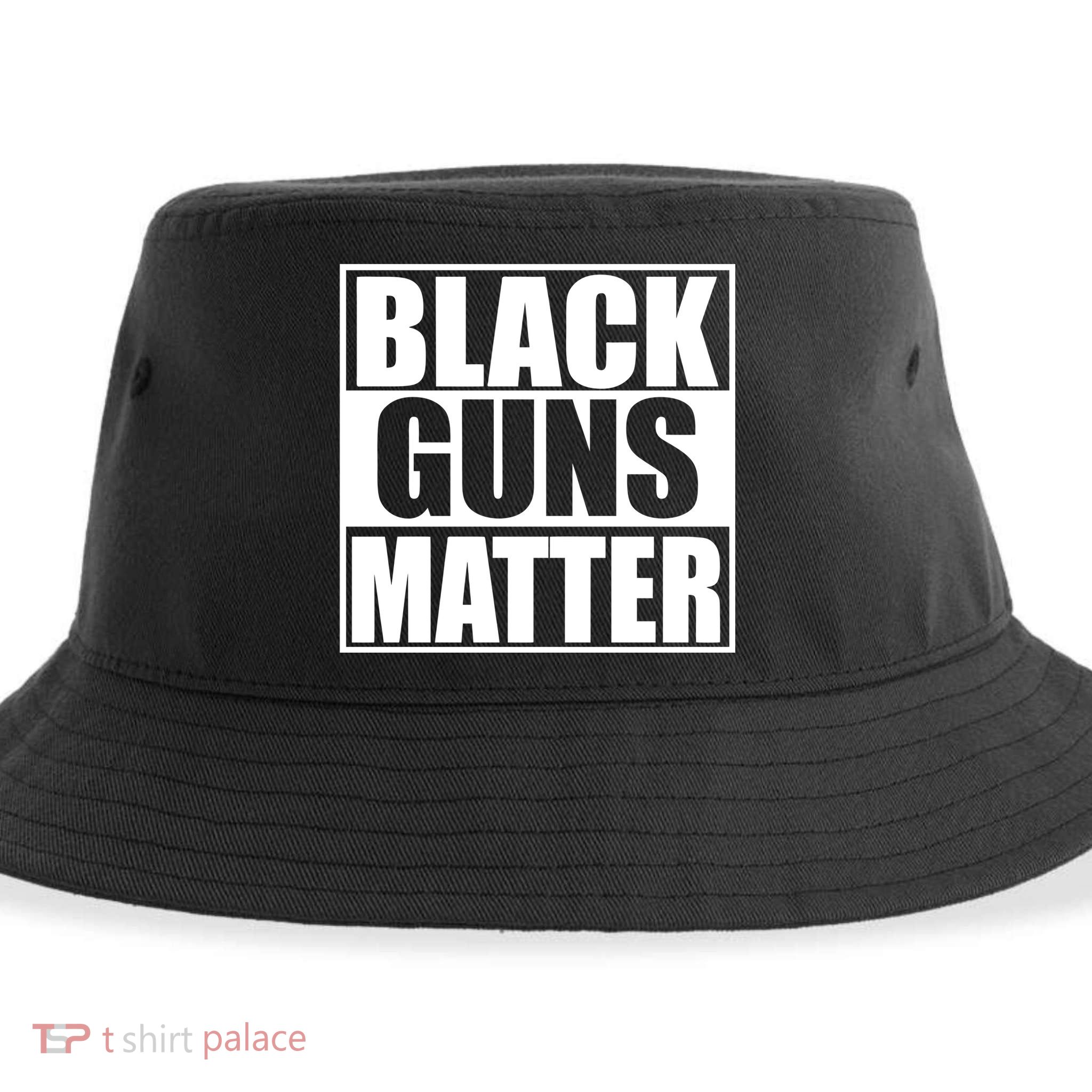 Black Guns Matter 2nd Amendment Sustainable Bucket Hat