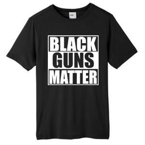 Black Guns Matter 2nd Amendment Tall Fusion ChromaSoft Performance T-Shirt