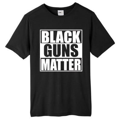 Black Guns Matter 2nd Amendment Tall Fusion ChromaSoft Performance T-Shirt