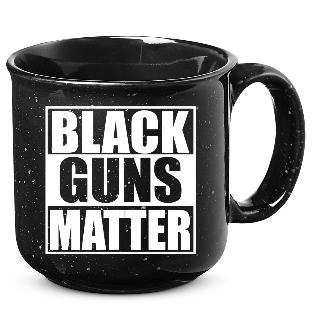 Black Guns Matter 2nd Amendment 15oz Campfire Ceramic Mug