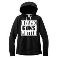 Black Guns Matter 2nd Amendment Women's Fleece Hoodie