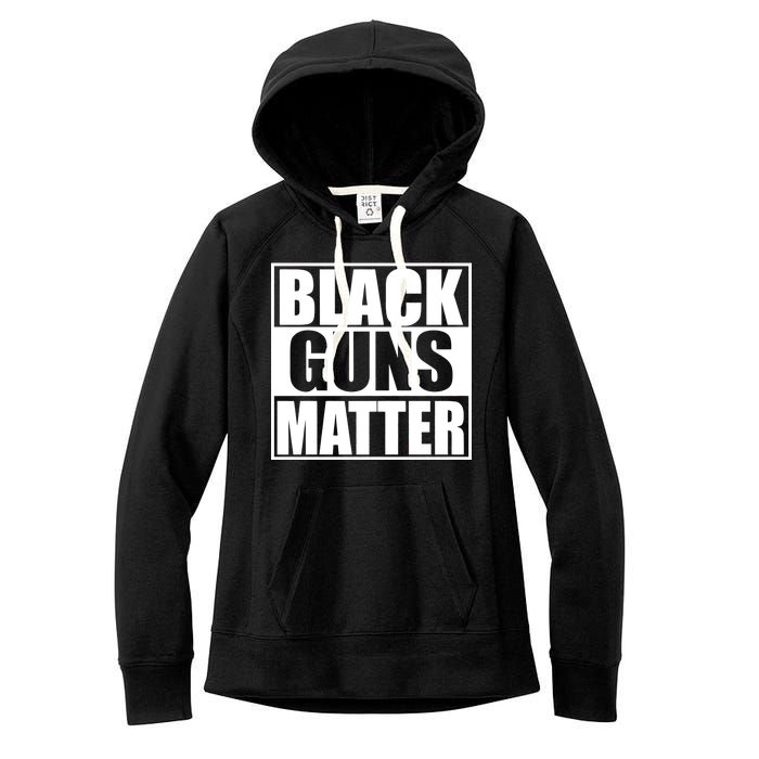 Black Guns Matter 2nd Amendment Women's Fleece Hoodie