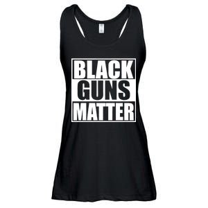 Black Guns Matter 2nd Amendment Ladies Essential Flowy Tank