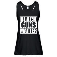 Black Guns Matter 2nd Amendment Ladies Essential Flowy Tank