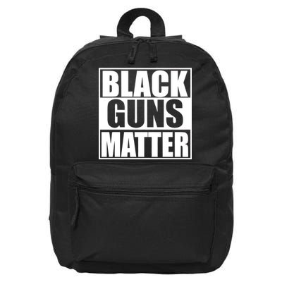 Black Guns Matter 2nd Amendment 16 in Basic Backpack