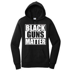 Black Guns Matter 2nd Amendment Women's Pullover Hoodie