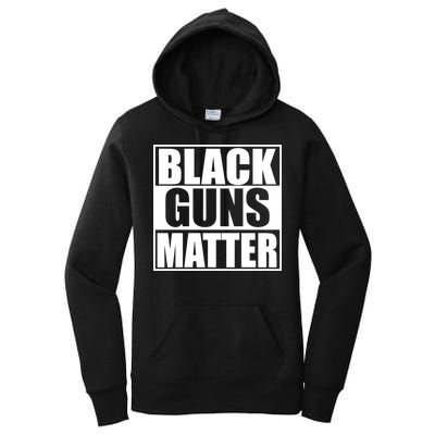 Black Guns Matter 2nd Amendment Women's Pullover Hoodie