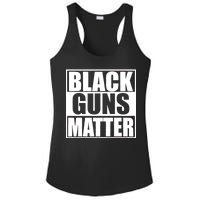 Black Guns Matter 2nd Amendment Ladies PosiCharge Competitor Racerback Tank