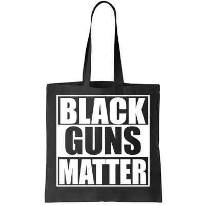 Black Guns Matter 2nd Amendment Tote Bag