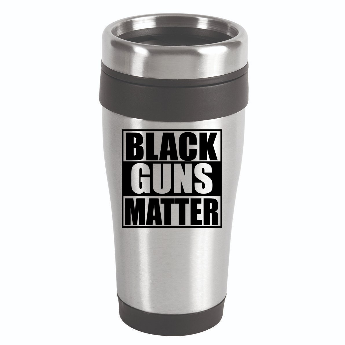 Black Guns Matter 2nd Amendment 16oz Travel Tumbler