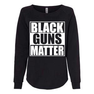 Black Guns Matter 2nd Amendment Womens California Wash Sweatshirt