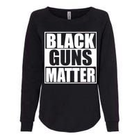 Black Guns Matter 2nd Amendment Womens California Wash Sweatshirt