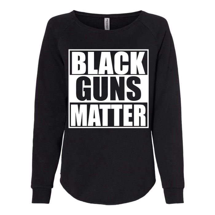 Black Guns Matter 2nd Amendment Womens California Wash Sweatshirt