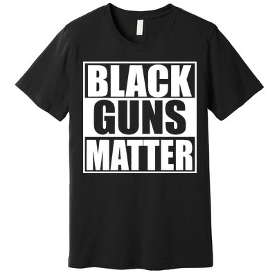 Black Guns Matter 2nd Amendment Premium T-Shirt