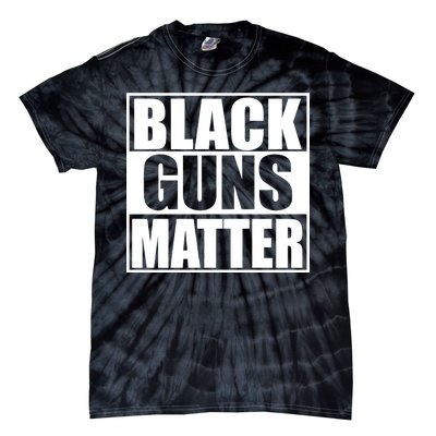 Black Guns Matter 2nd Amendment Tie-Dye T-Shirt