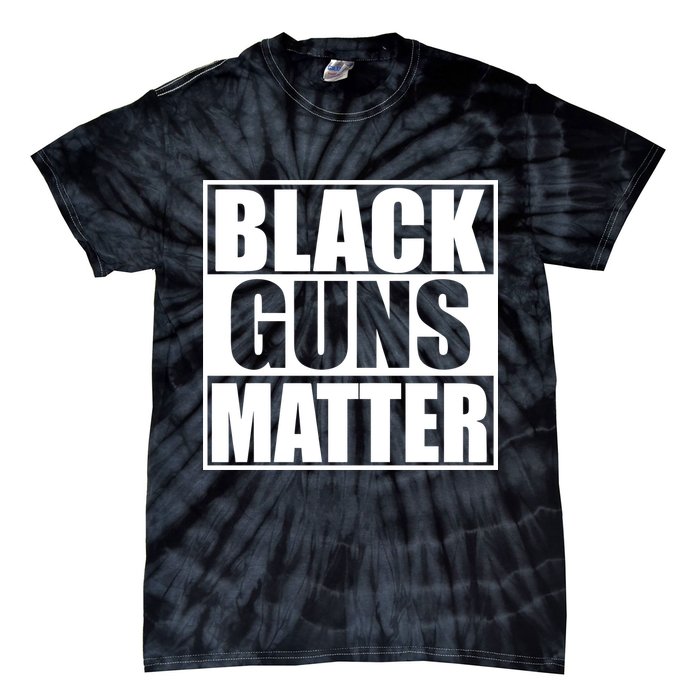 Black Guns Matter 2nd Amendment Tie-Dye T-Shirt