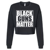 Black Guns Matter 2nd Amendment Cropped Pullover Crew