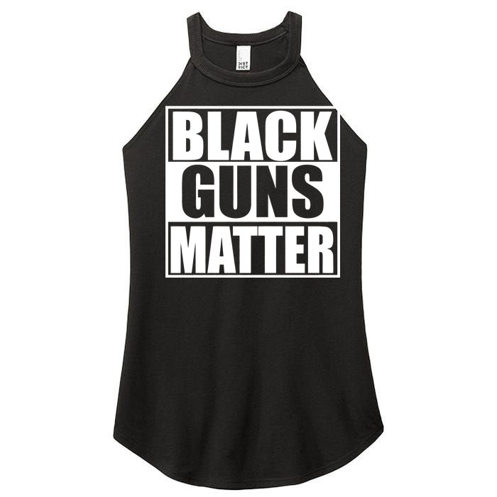 Black Guns Matter 2nd Amendment Women's Perfect Tri Rocker Tank