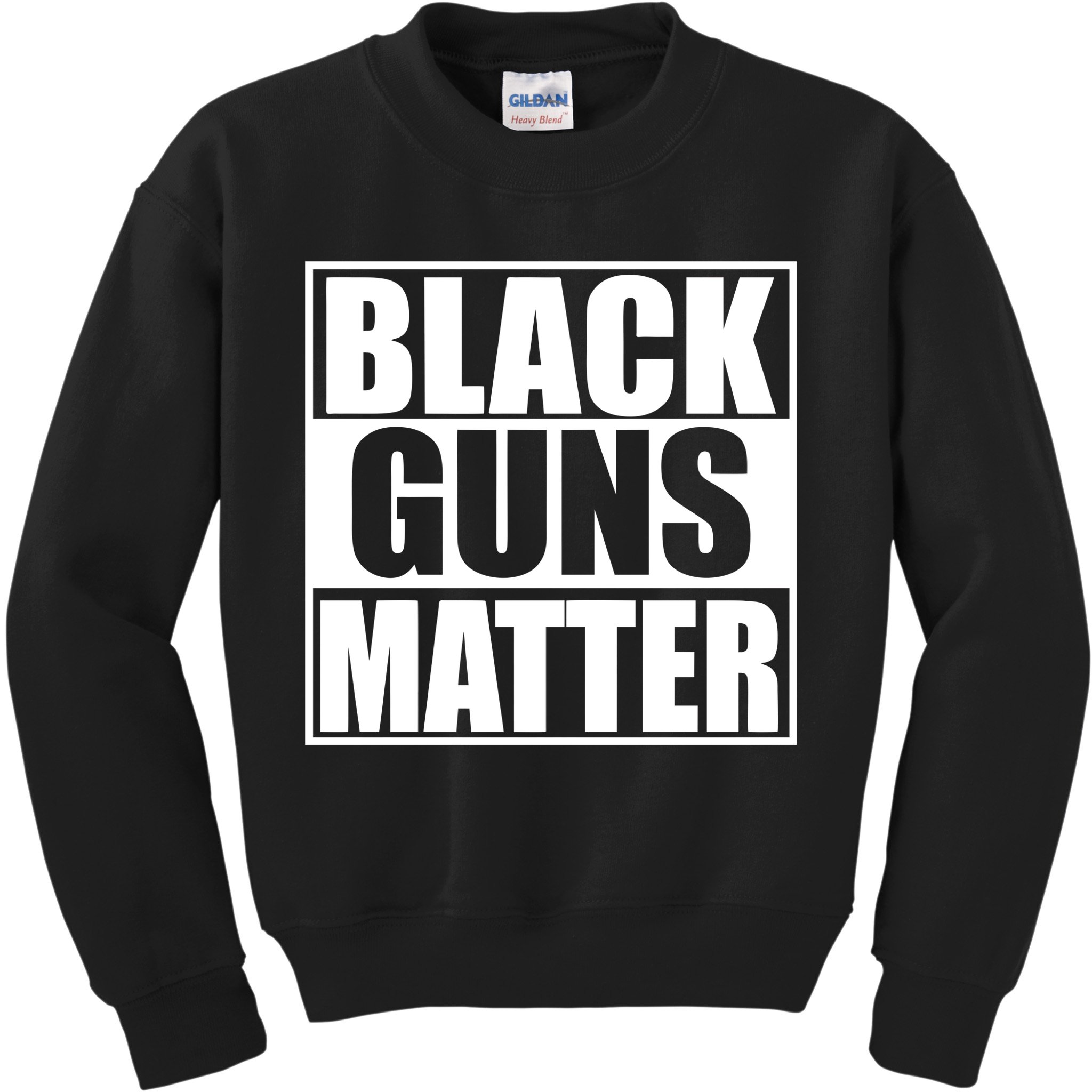Black Guns Matter 2nd Amendment Kids Sweatshirt