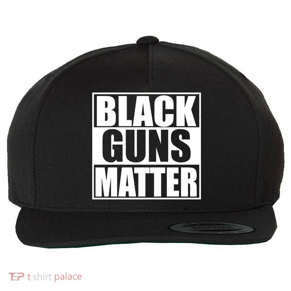 Black Guns Matter 2nd Amendment Wool Snapback Cap