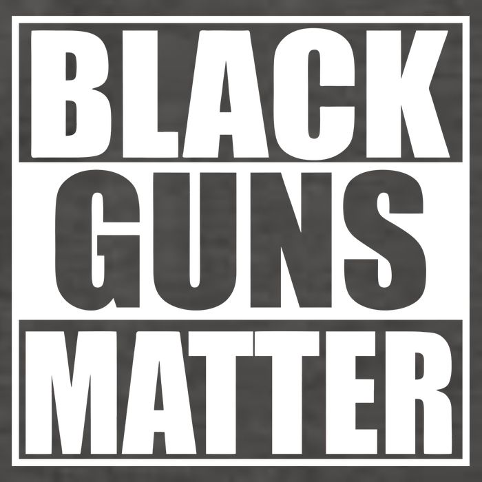 Black Guns Matter 2nd Amendment Vector Backpack