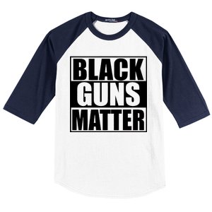 Black Guns Matter 2nd Amendment Baseball Sleeve Shirt