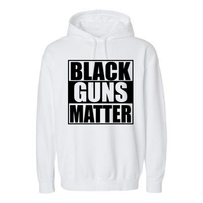 Black Guns Matter 2nd Amendment Garment-Dyed Fleece Hoodie