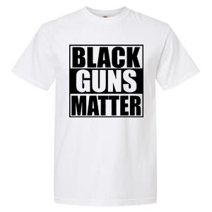 Black Guns Matter 2nd Amendment Garment-Dyed Heavyweight T-Shirt