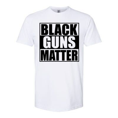 Black Guns Matter 2nd Amendment Softstyle® CVC T-Shirt