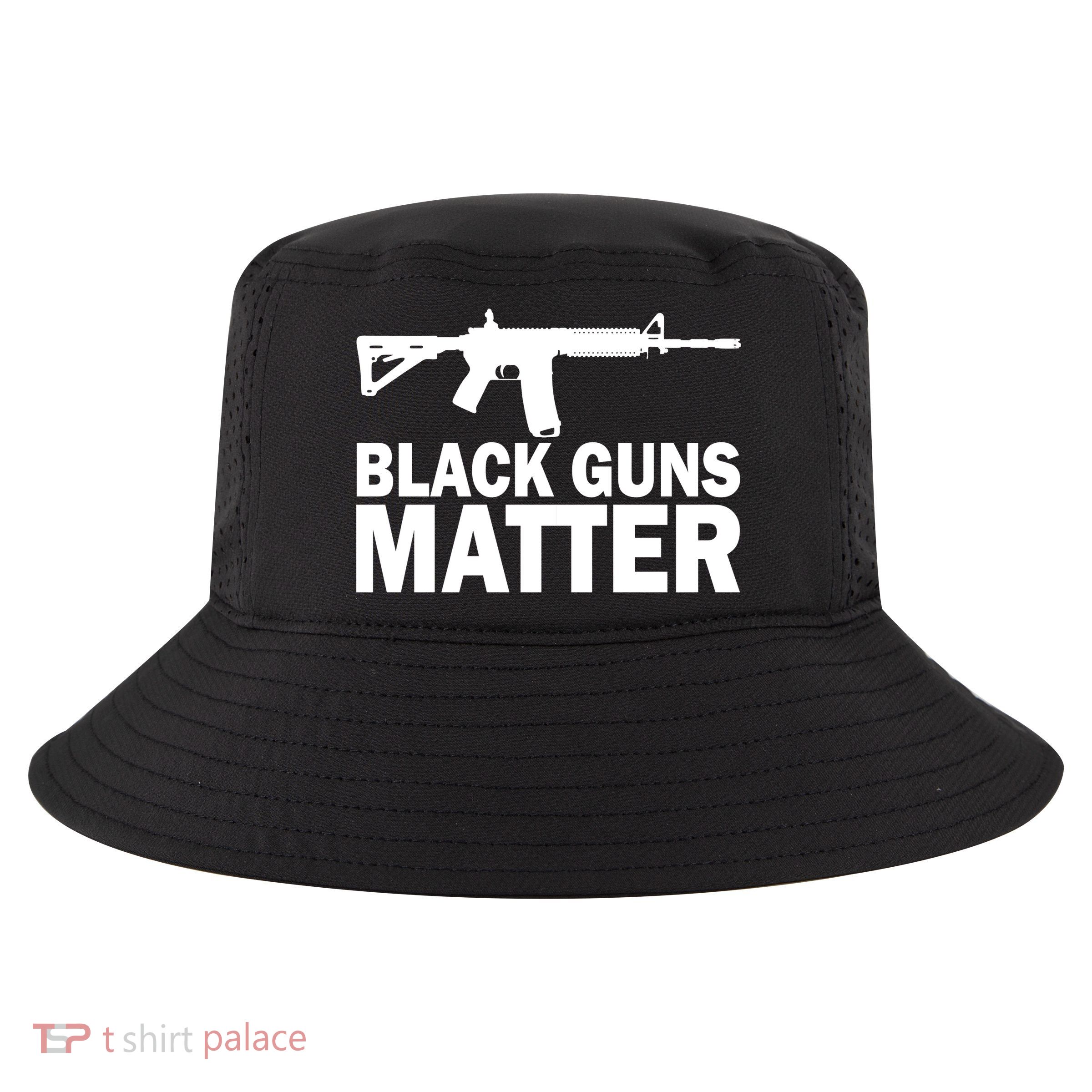 Black Guns Matter AR-15  Cool Comfort Performance Bucket Hat