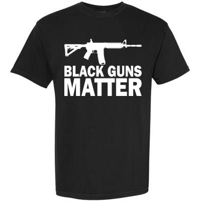 Black Guns Matter AR-15  Garment-Dyed Heavyweight T-Shirt