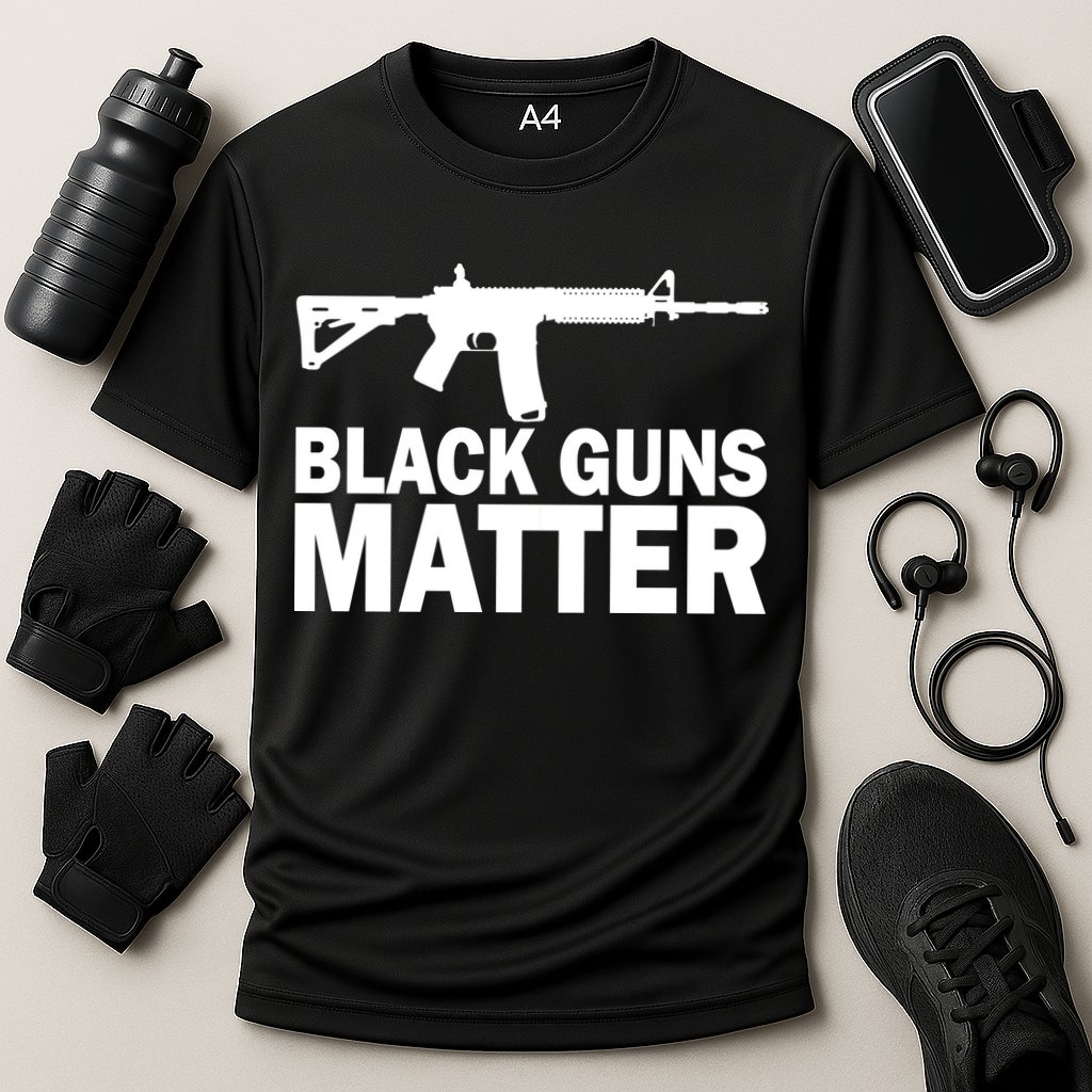 Black Guns Matter AR-15  Cooling Performance Crew T-Shirt