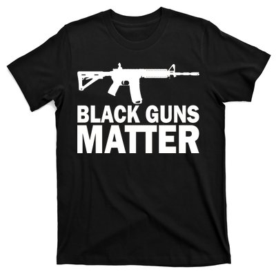 Black Guns Matter AR-15  T-Shirt