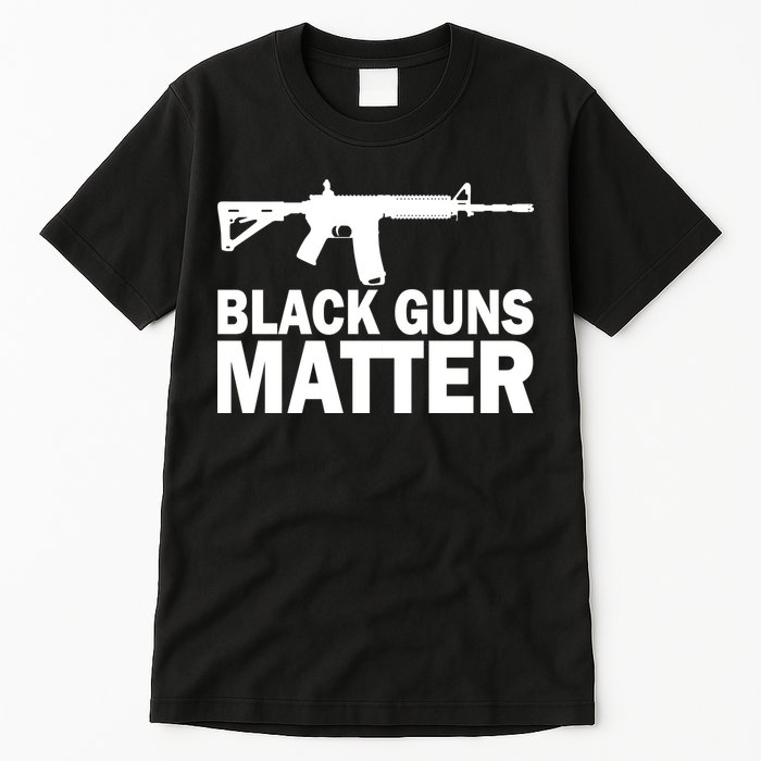 Black Guns Matter AR-15  Tall T-Shirt
