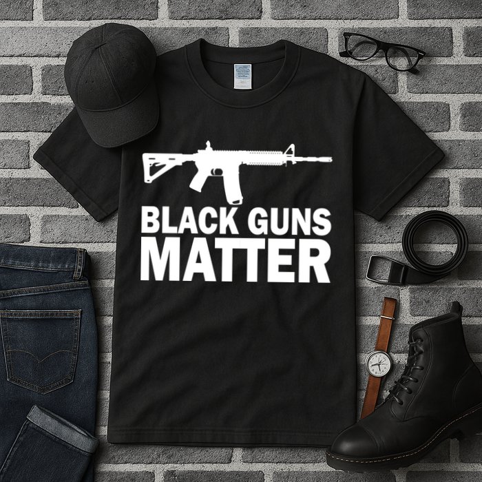 Black Guns Matter AR-15  Tall T-Shirt