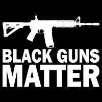 Black Guns Matter AR-15  Tall T-Shirt