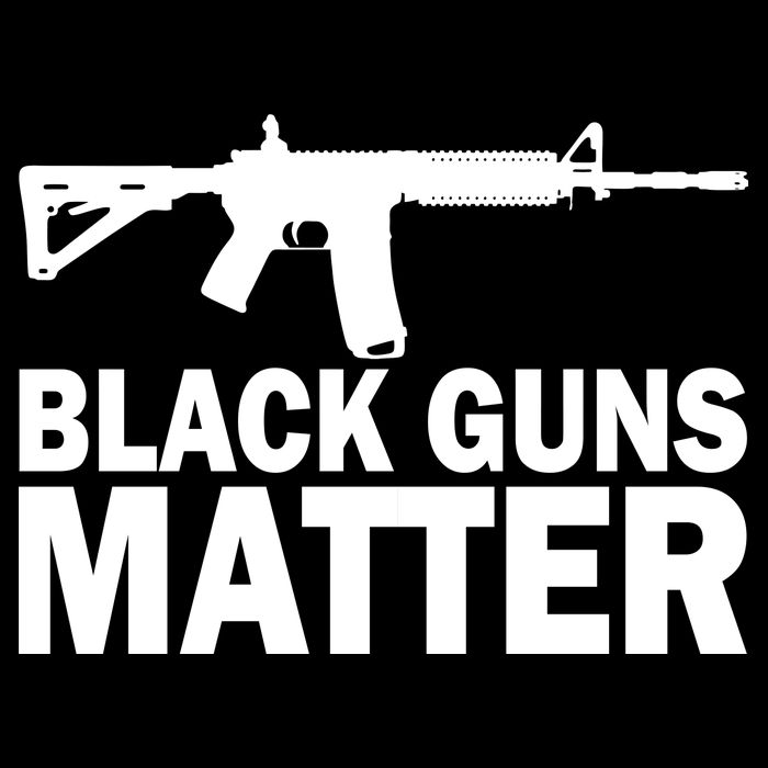 Black Guns Matter AR-15  Tall T-Shirt