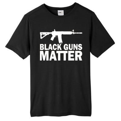 Black Guns Matter AR-15  Tall Fusion ChromaSoft Performance T-Shirt