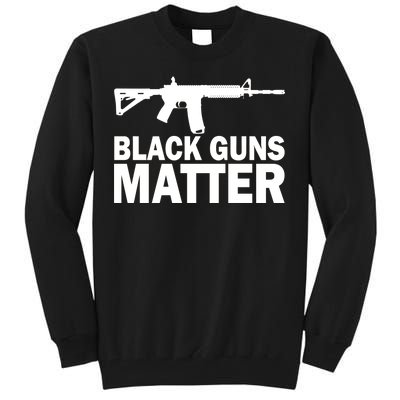 Black Guns Matter AR-15  Tall Sweatshirt