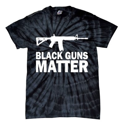 Black Guns Matter AR-15  Tie-Dye T-Shirt
