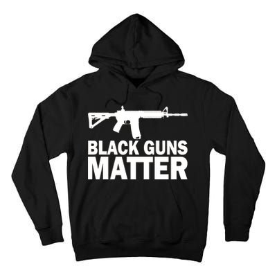 Black Guns Matter AR-15  Tall Hoodie