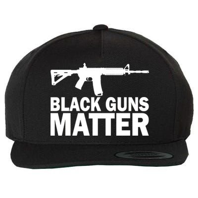 Black Guns Matter AR-15  Wool Snapback Cap